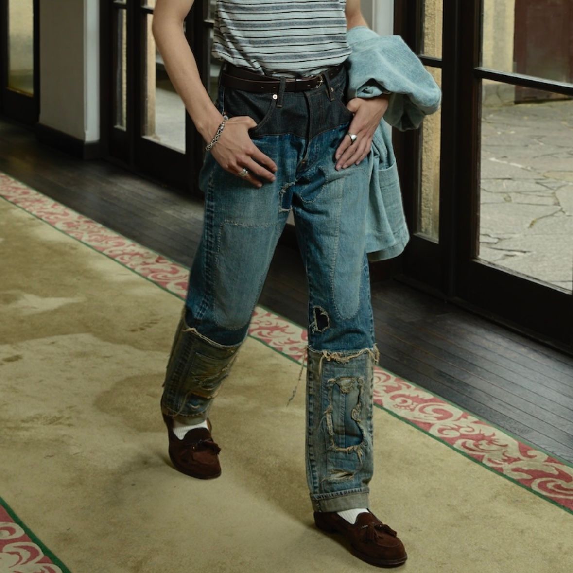 【残り一点】Stratum Denim Pants Straight Cut