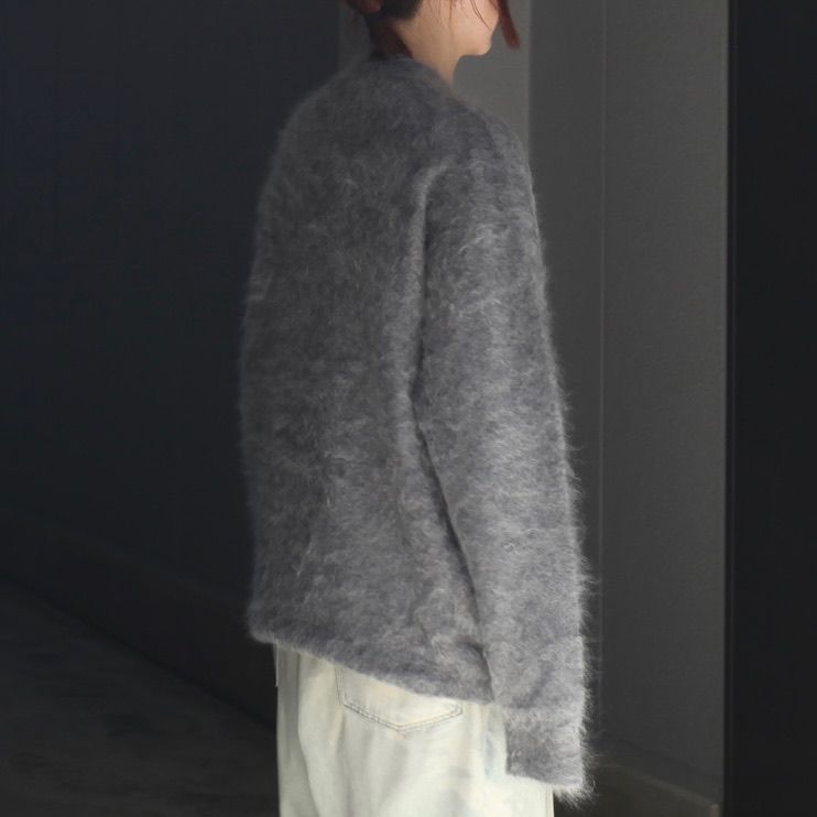 【残り一点】Cashmere Shaggy Knit V Neck Cardigan