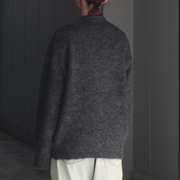 【残り一点】3color Mix Baby Alpaca Cardigan