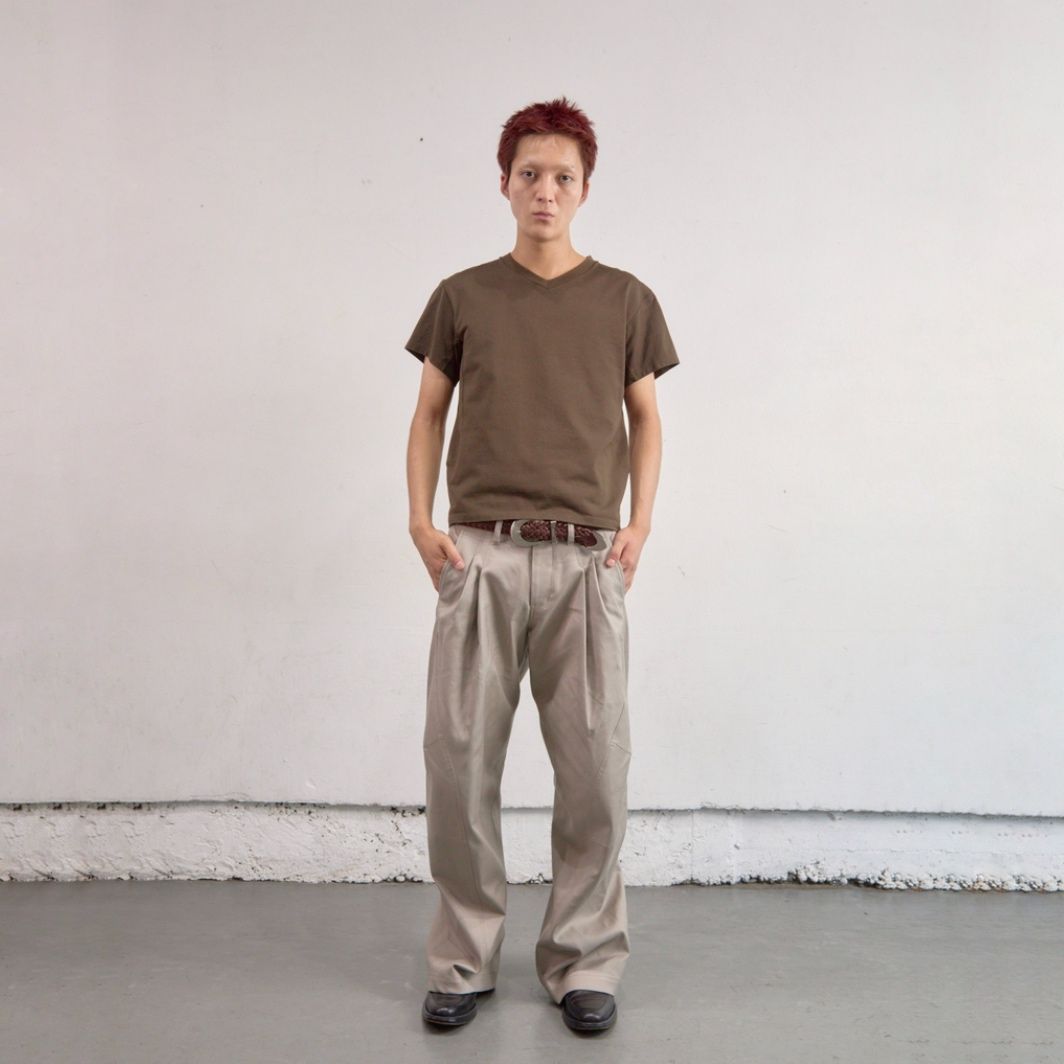 【残り一点】2Tucked Twisted Trousers
