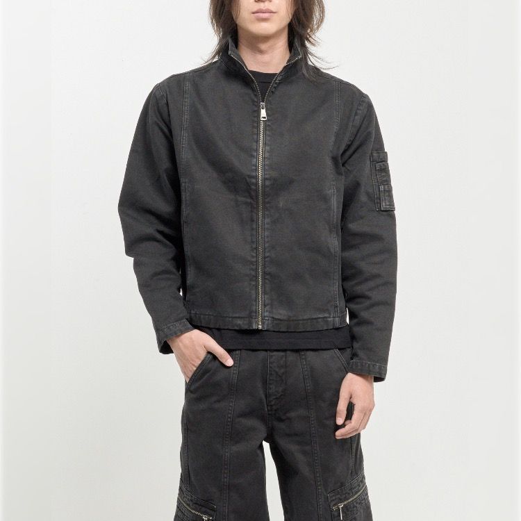 【残り一点】High Collar Canvas Jacket