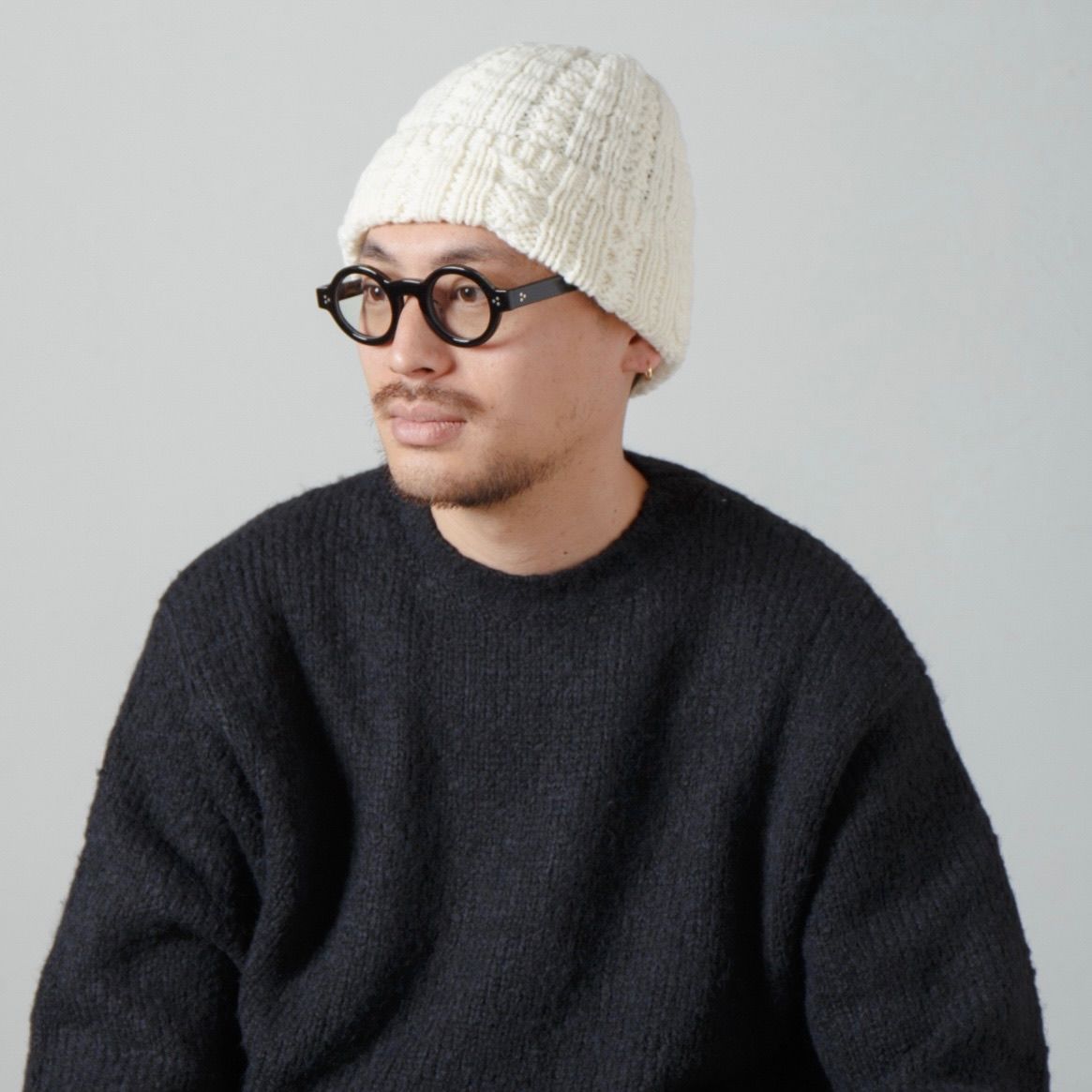 【残り一点】Insideout Cable Knit Cap