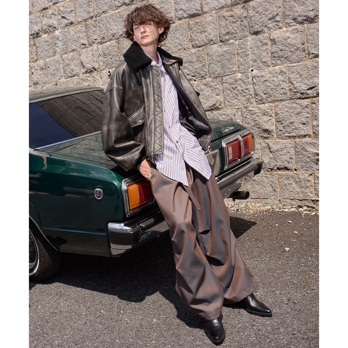 【残り一点】Sheep Leather Mouton G-1 Flight Jacket