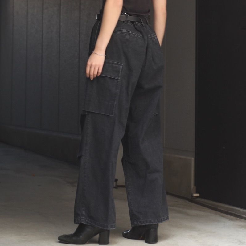 【残り一点】Fade Wide Military Trousers