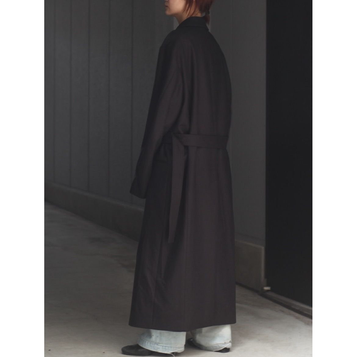 ssstein - 【残りわずか】Oversized Maxi Length Peaked Lapeled