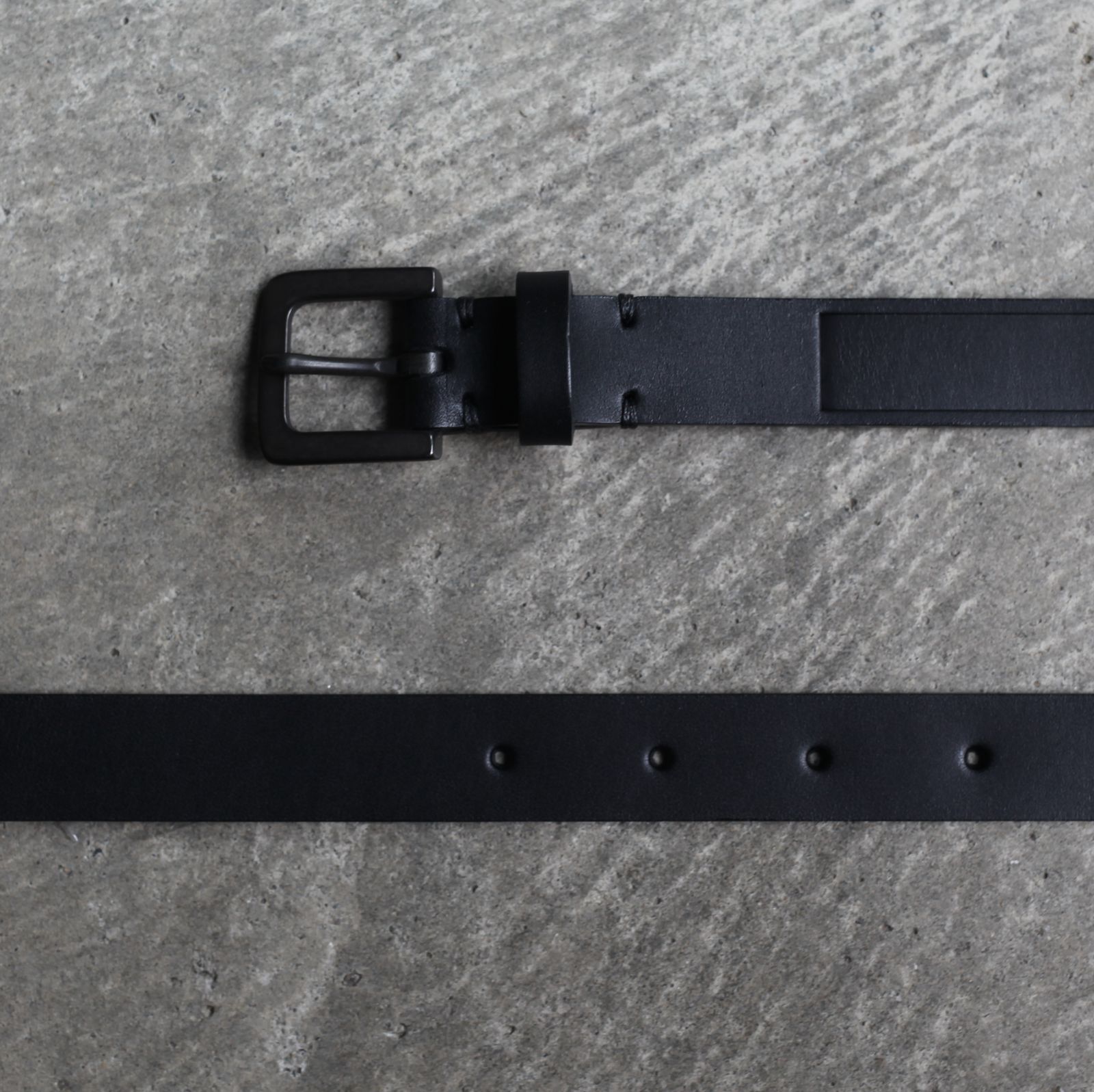 【残りわずか】Leather Belt(PINNED BUCKLE)