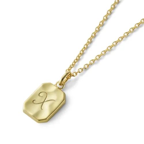 【お取り寄せ注文可能】Signet Pendant No.2(K18 YELLOW GOLD)