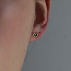 【残り一点】YU-KIN Tiny Heat Earrings(両耳用）