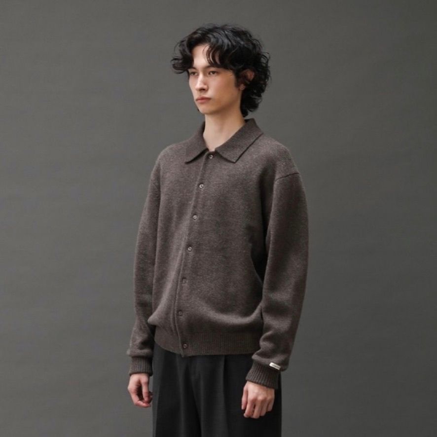 【残り一点】Scape Polo Wool Cardigan