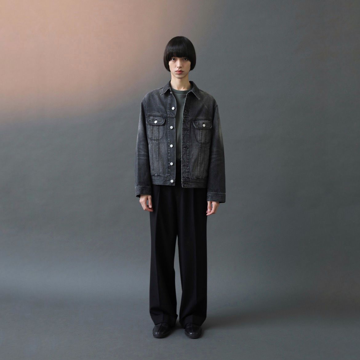 【残り一点】Flow Wide Turn-Up Pants