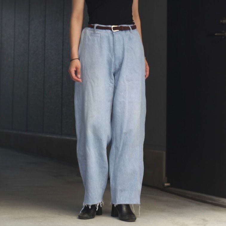 【残り一点】Reconstructed Super Baggy Slacks Denim_3(L)