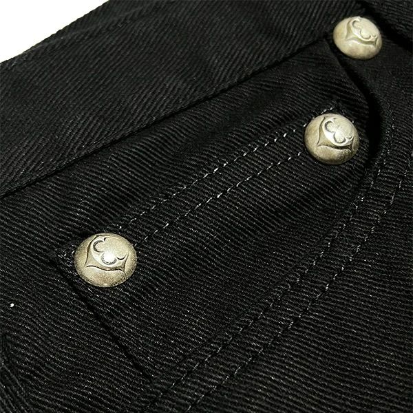 【残り一点】TC Leather Washing Denim Pants