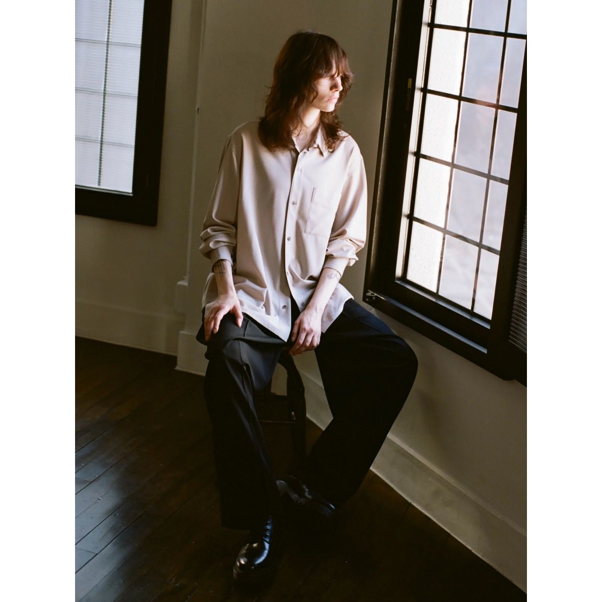 【残り一点】Wool Regular Collar Shirt