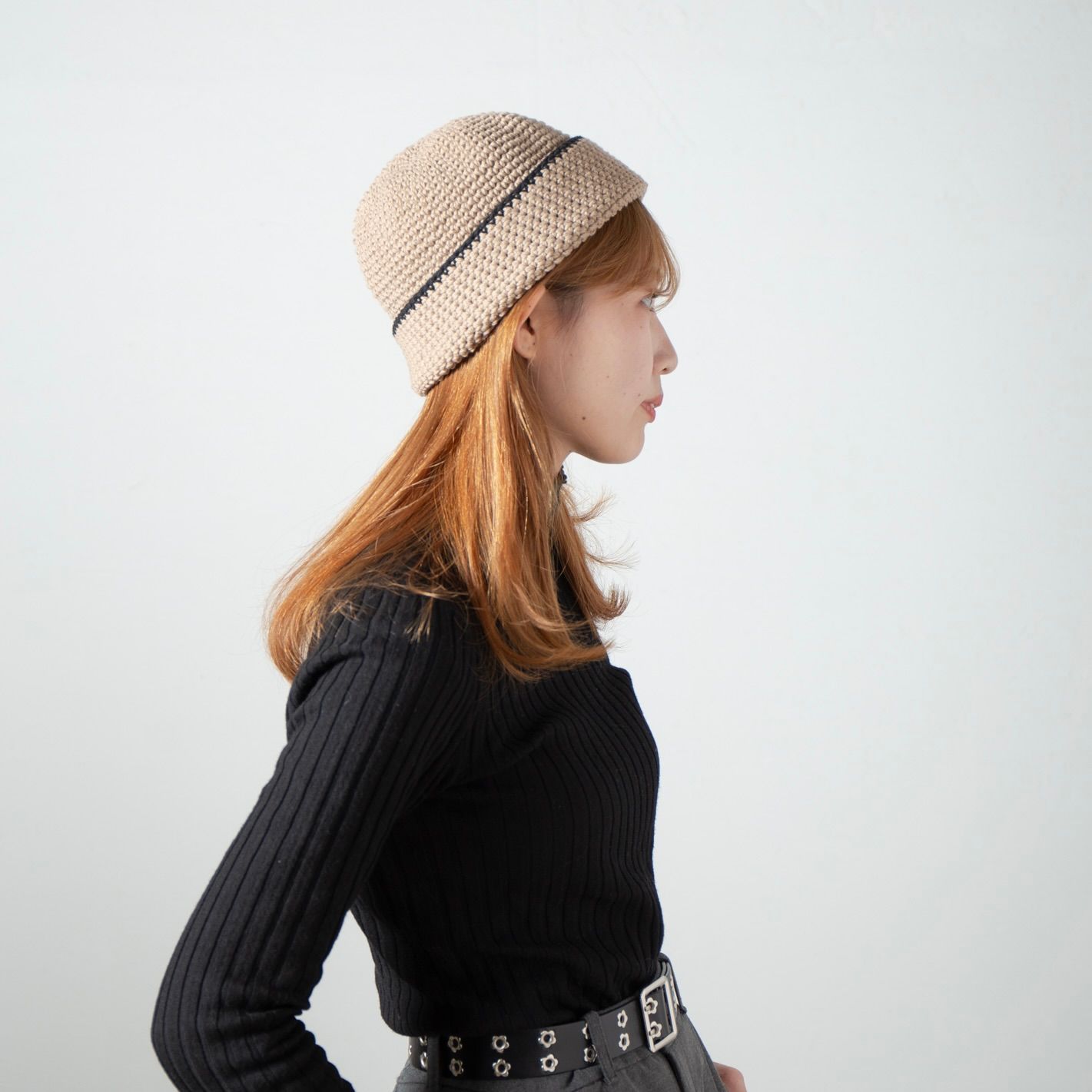 【残りわずか】Hand Knit Crusher Cap