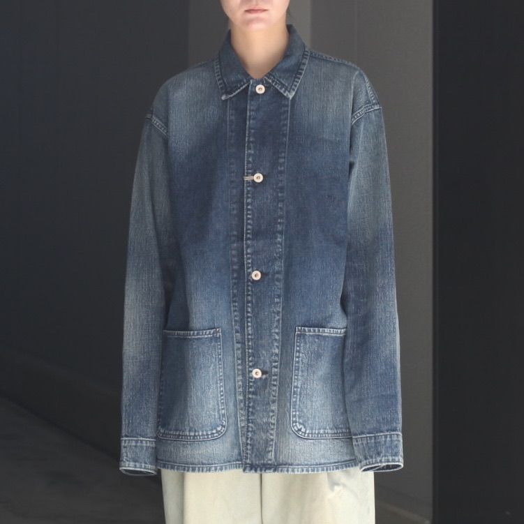 【残り一点】Navy Denim Chore Jacket