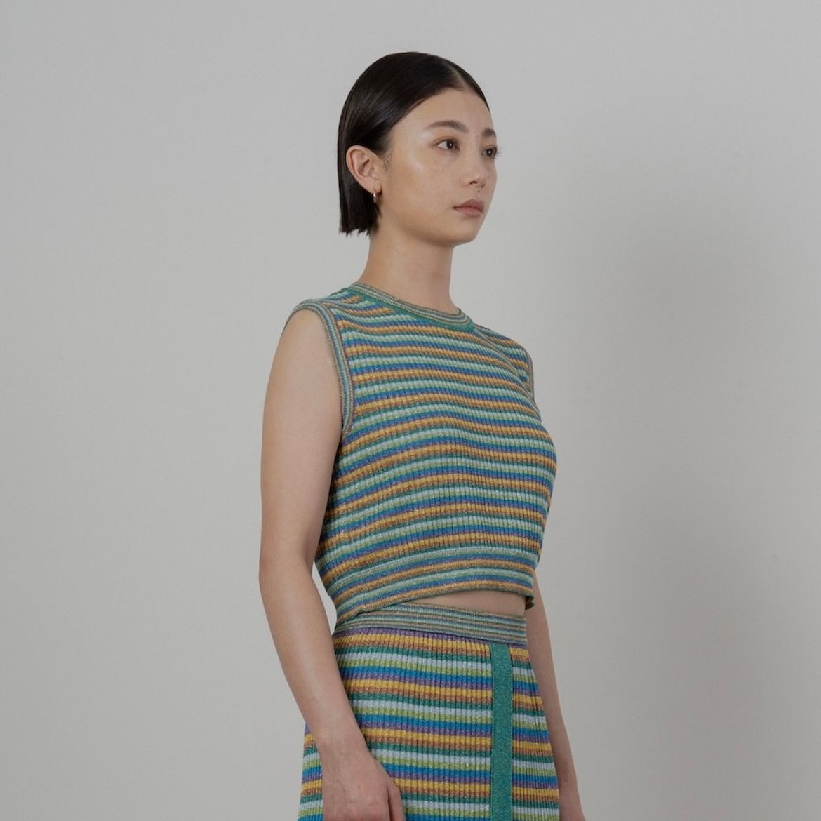 【残り一点】Lulex Multiborder Knitted Tank Top
