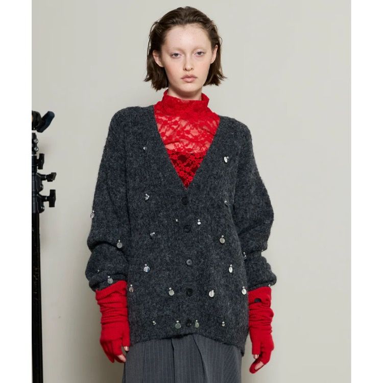 【残り一点】Spangle Knit Cardigan