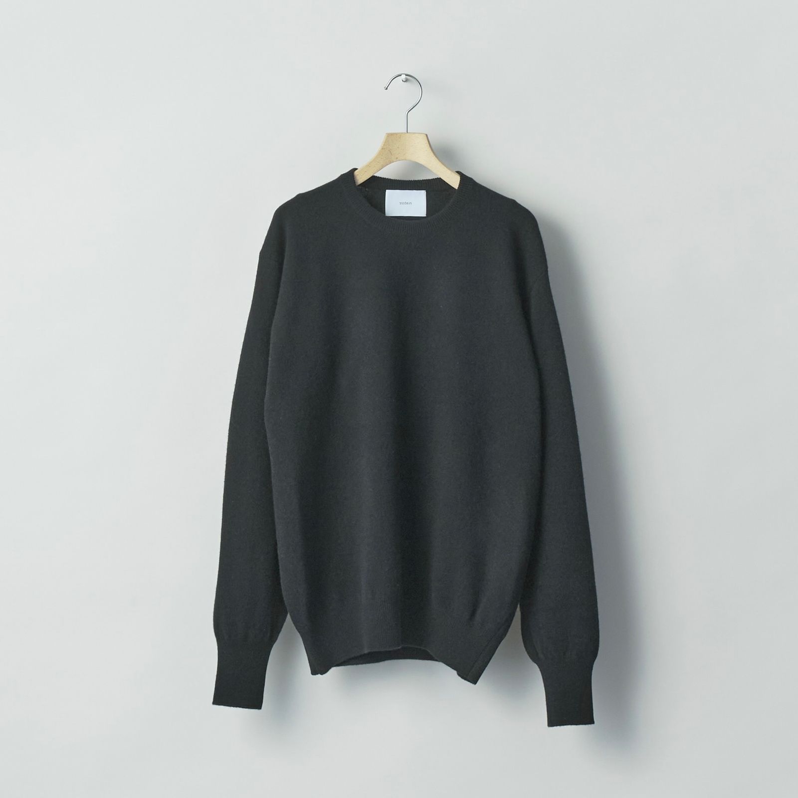 【残りわずか】Extra Fine Wool Knit Crew Neck LS