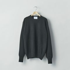 【残りわずか】Extra Fine Wool Knit Crew Neck LS