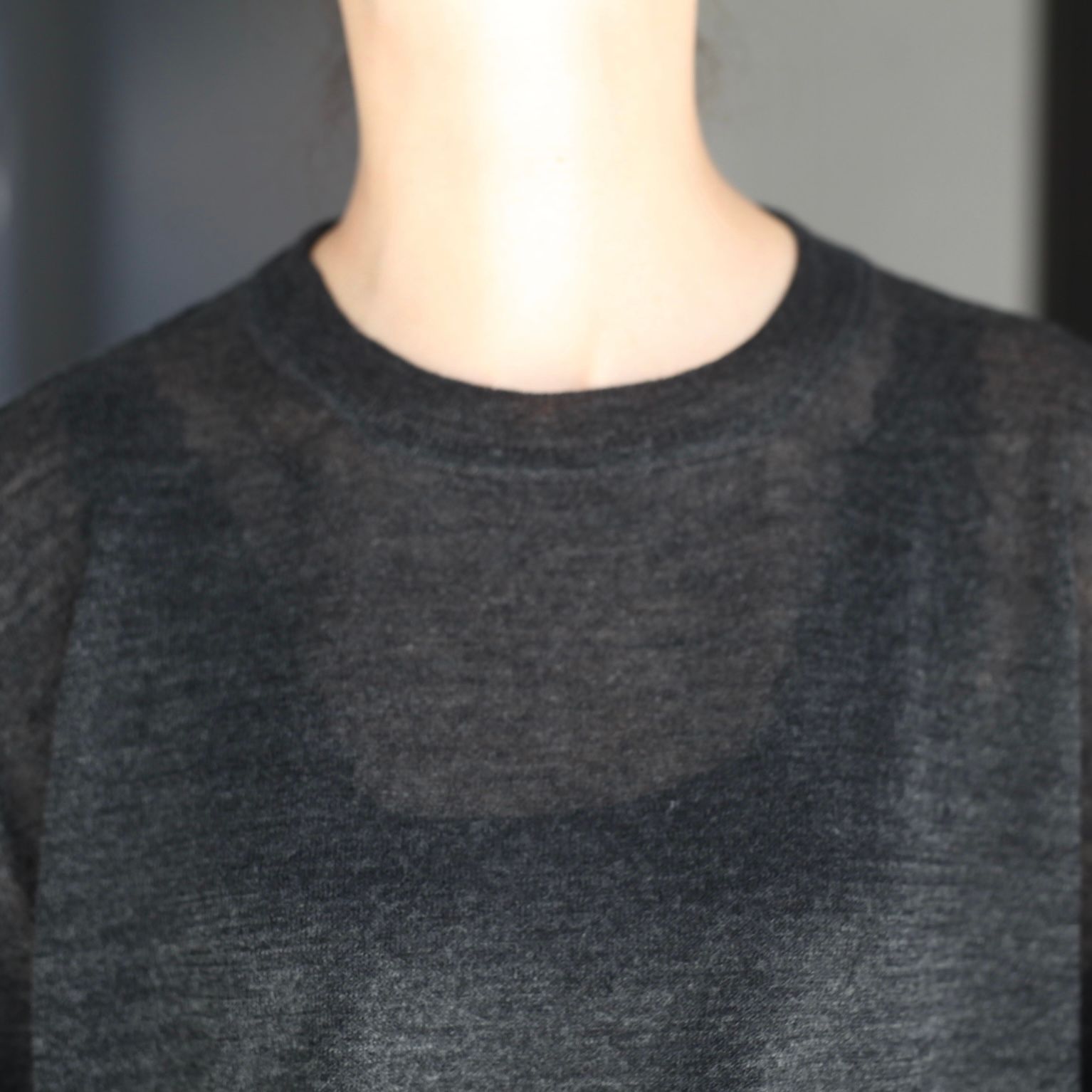 【残り一点】Wholegarment Wool Sheer P/O