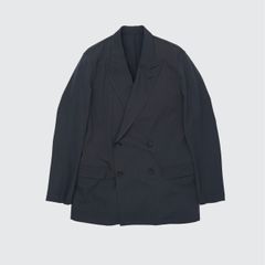 【残り一点】Wool Washer Twill Double Breasted Jacket