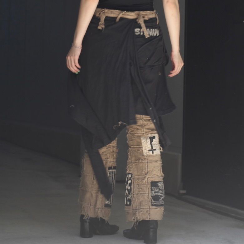【残り一点】Destroy Work Jeans With Wrapped