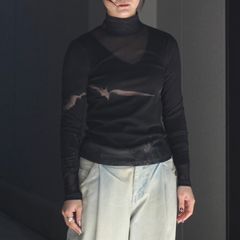 【残り一点】Graphic Mesh Top A