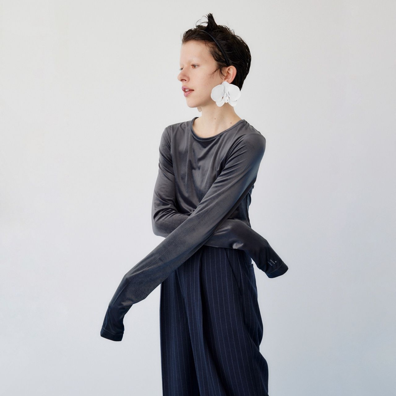 【残り一点】Velor Cut Tops