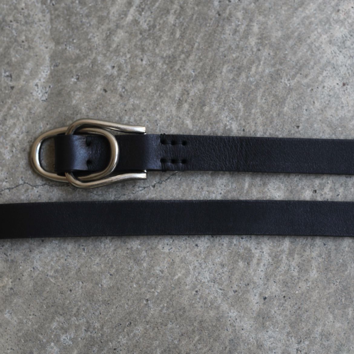 YOKE - 【残りわずか】Double Buckle Leather Belt | ACRMTSM