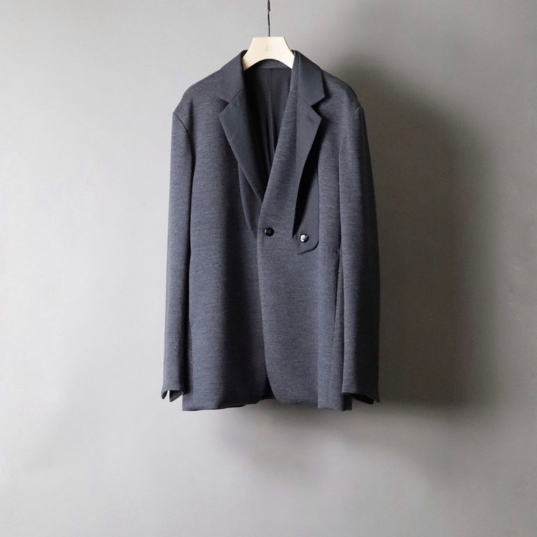 ETHOSENS - 【残り一点】Attch Collar Sweat Jacket | ACRMTSM ONLINE 