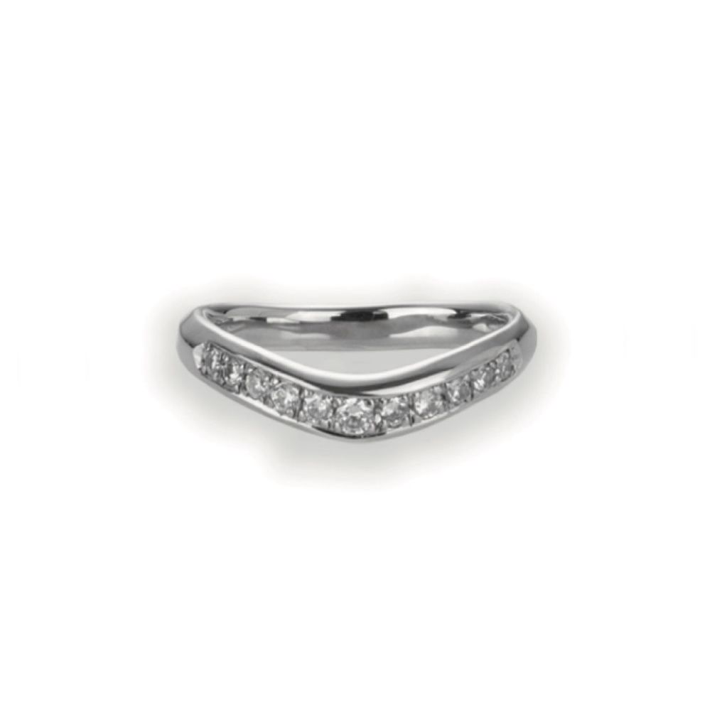 【お取り寄せ注文可能】Longtemps Ring M W / Half Dia(SILVER925)