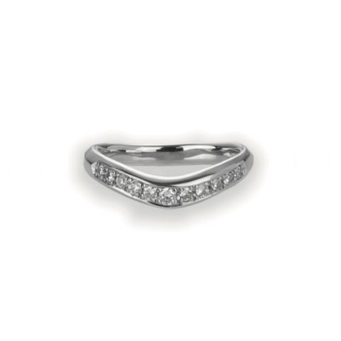【お取り寄せ注文可能】Longtemps Ring M W / Half Dia(SILVER925)