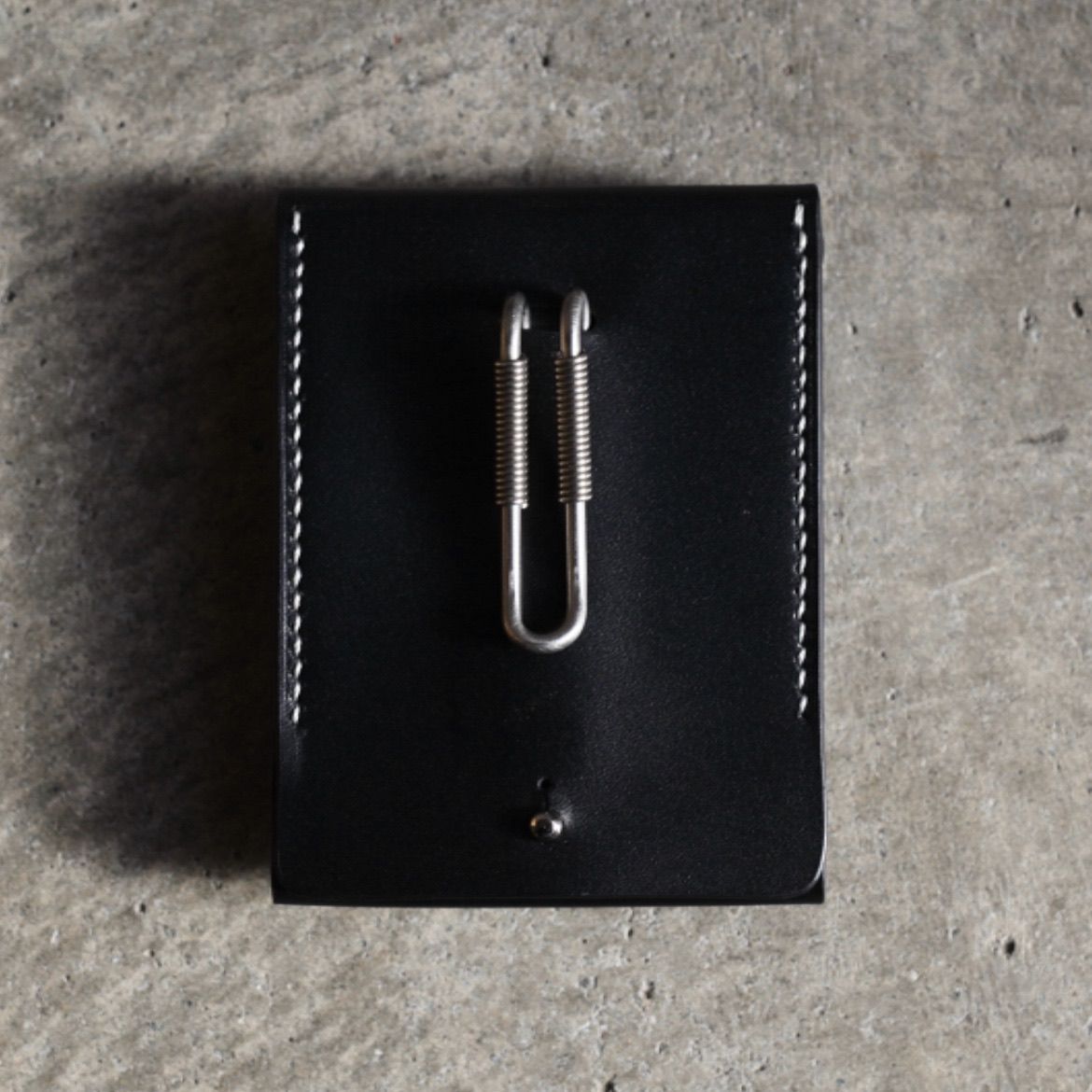 【残り一点】Coil Spring Money Clip & Coin Case(HUGHES_COW)