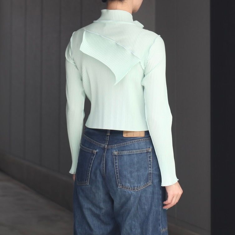 【残り一点】Todo Tiny Wave Top Long Sleeve High Neck