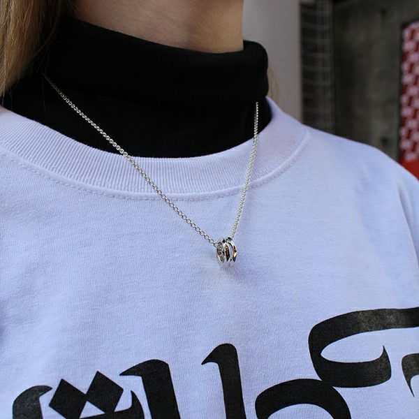 【残り一点】Crockery Double Ring Pendant