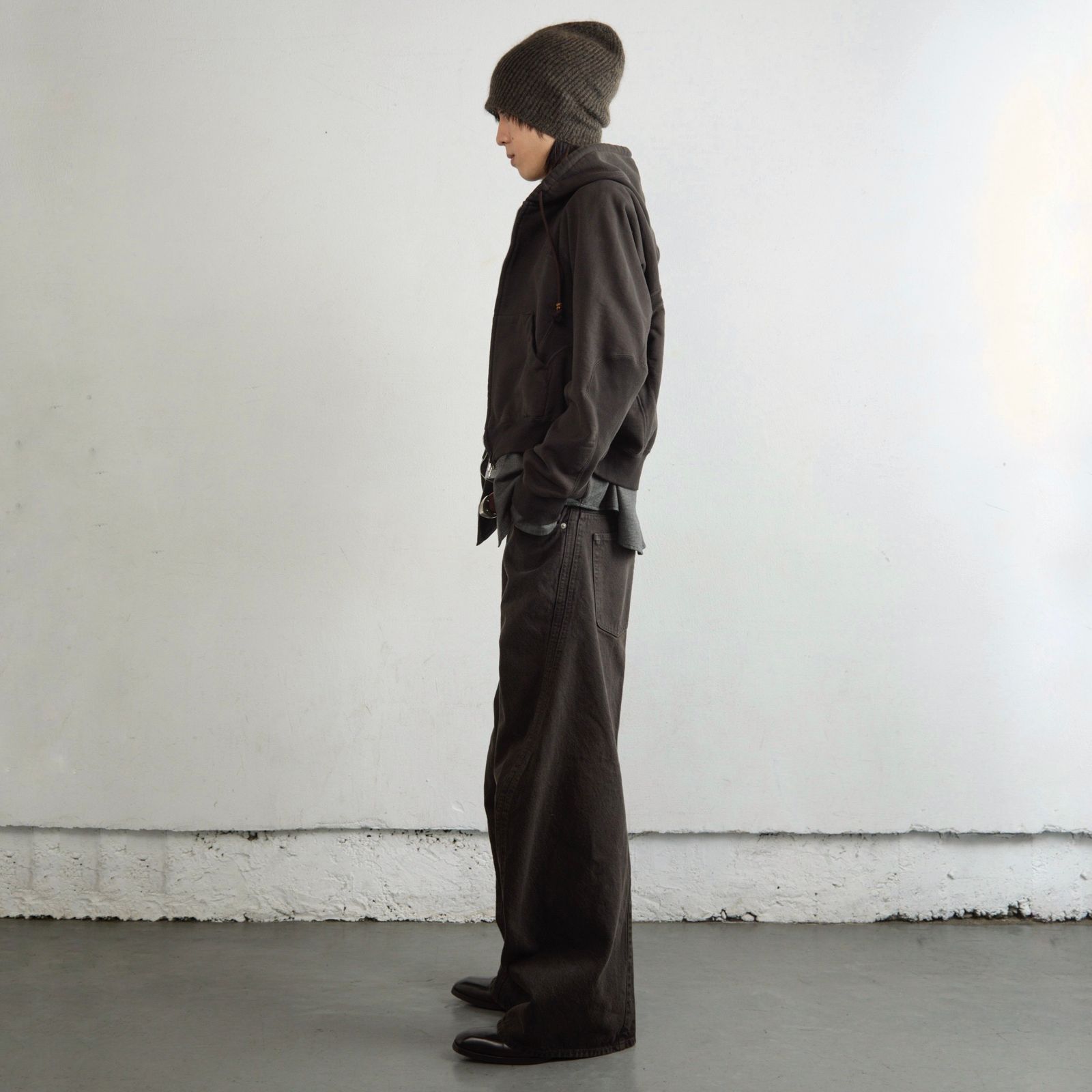 【残りわずか】3D Twisted Wide Leg Jeans