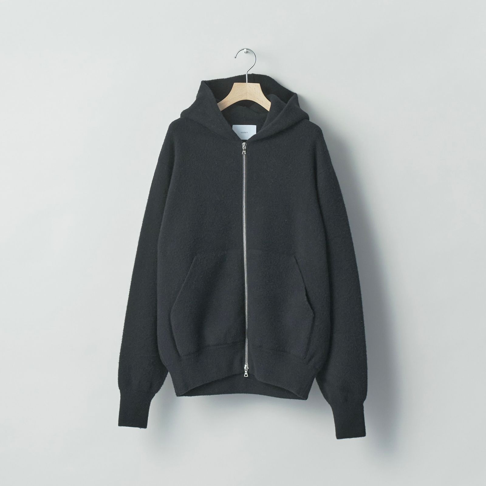 【残り一点】Super Fine Wool Milled Knit Hood Jacket