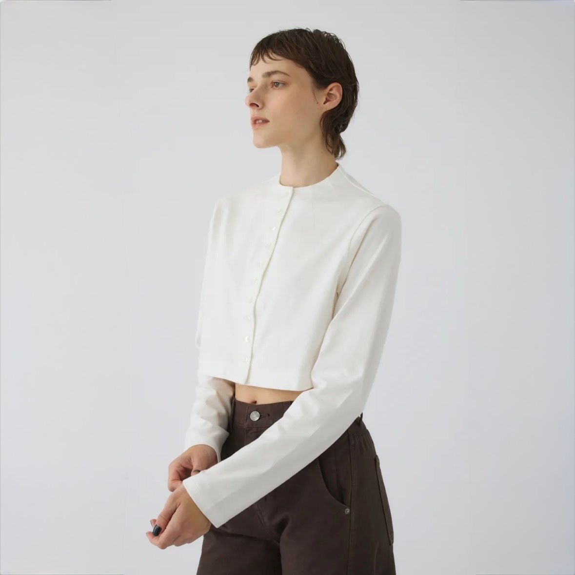 【残り一点】Neck Darts Cut Long T/SH