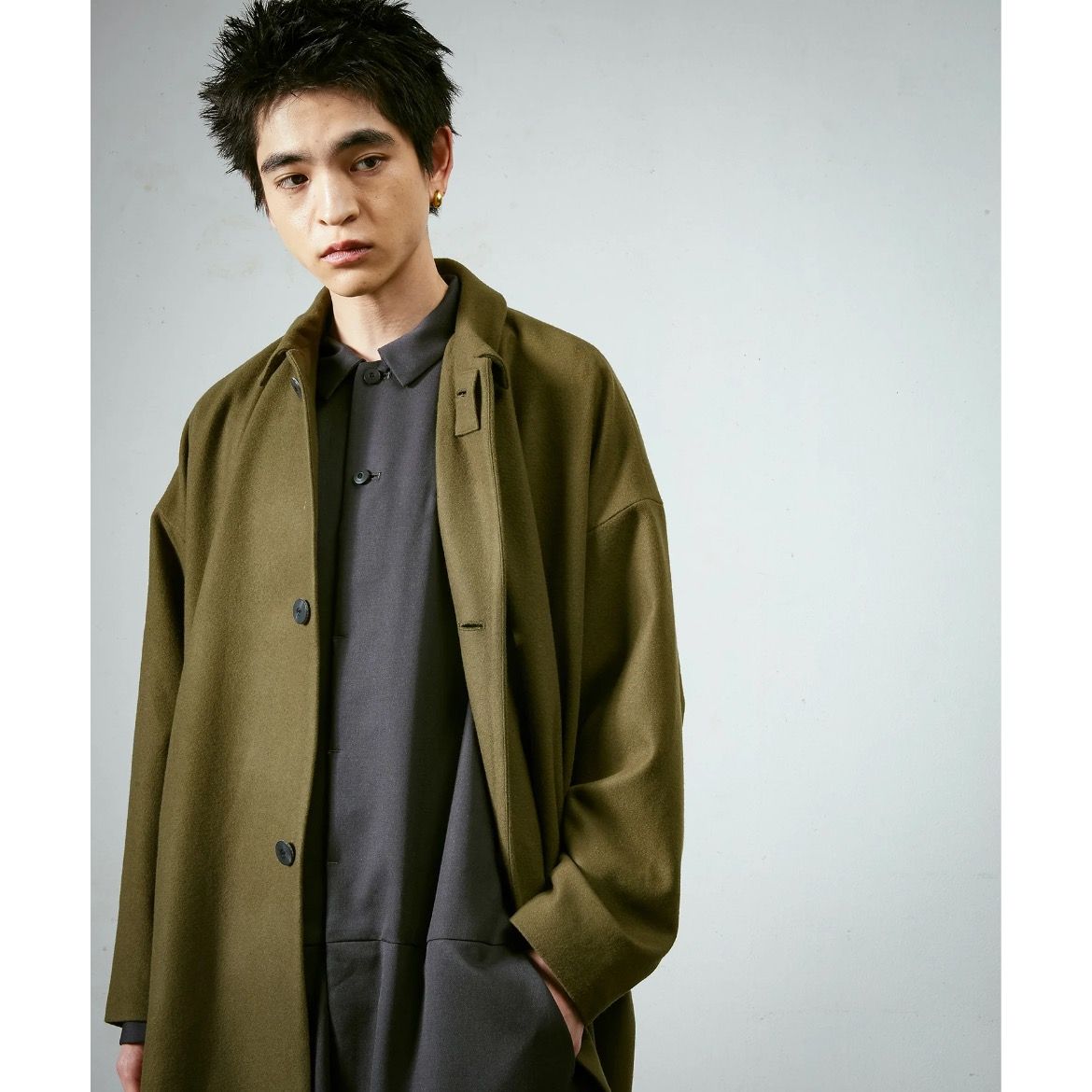 【残り一点】メルトンBIGハーフコート