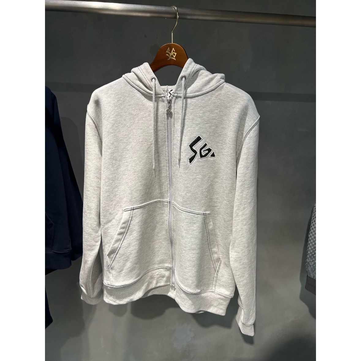 【残り一点】PVC SG Logo Zip Hoodie