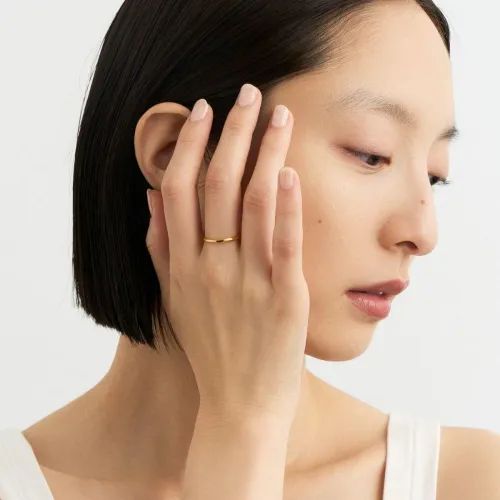 【お取り寄せ注文可能】Half Crockery Ring(K10 GOLD)