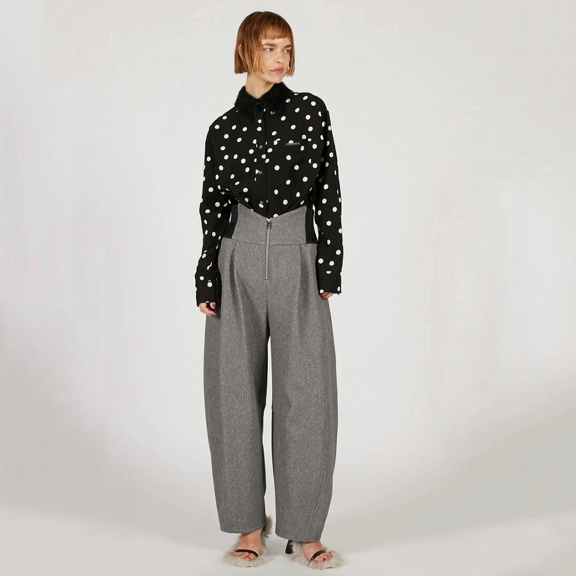 【残り一点】High-Waisted Pants