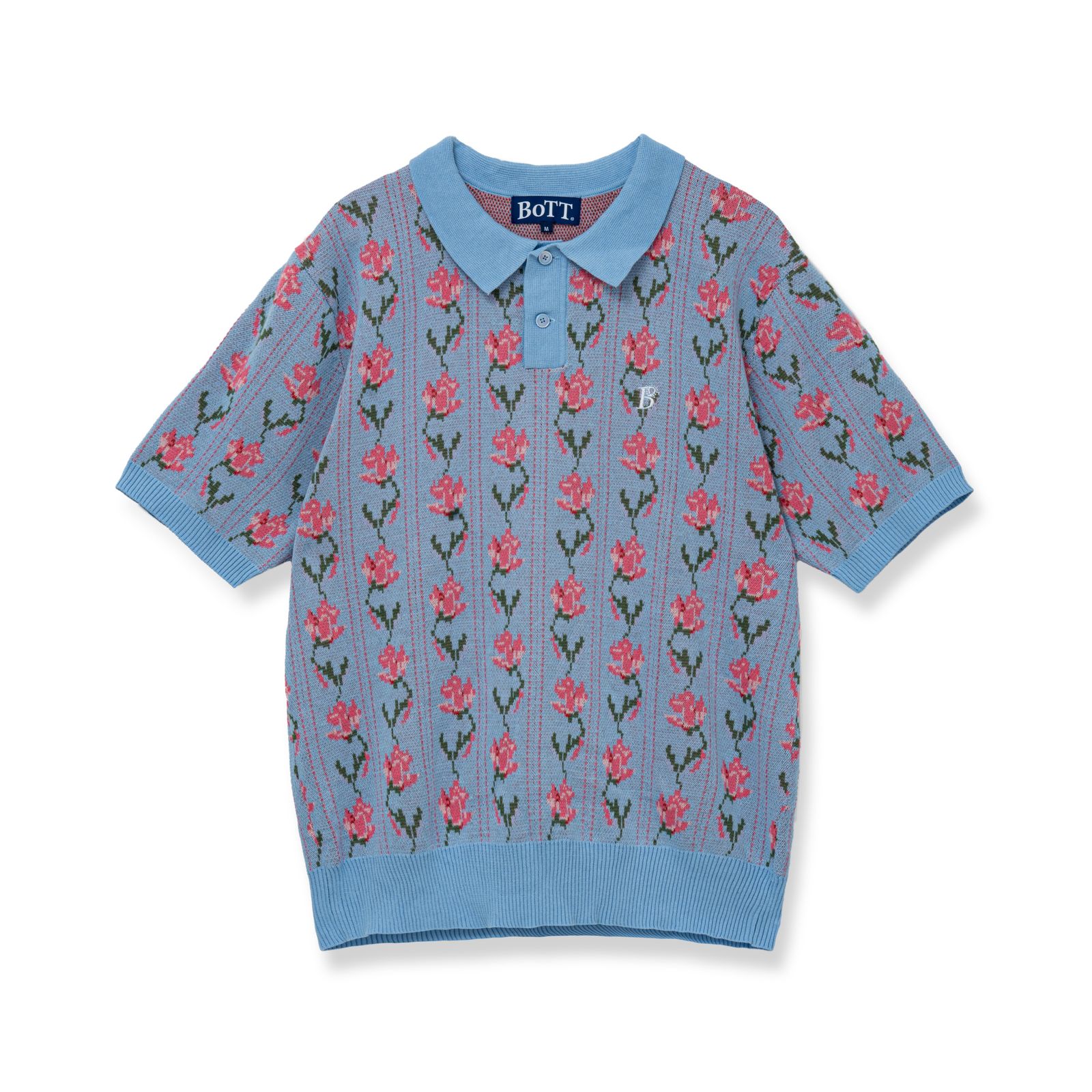 BoTT - 【残り一点】Flower S/S Knit Polo | ACRMTSM ONLINE STORE