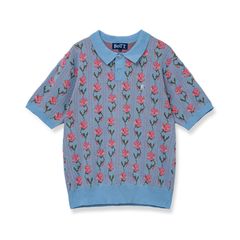 【残り一点】Flower S/S Knit Polo