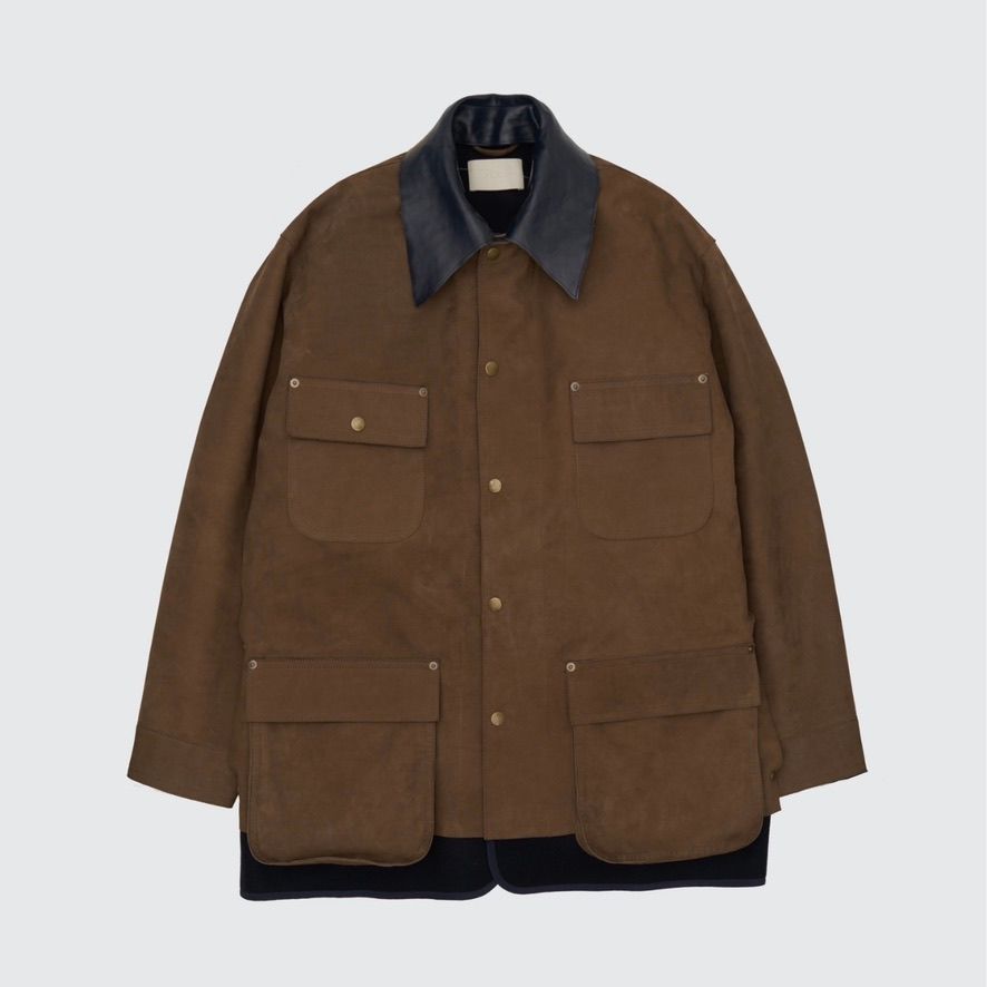 【残り一点】Nubuck Leather Coverall Jacket