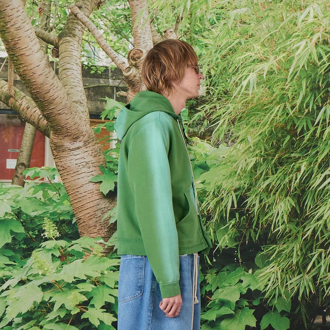 CAMIEL FORTGENS - 【残り一点】Fitted Zip Hoodie(SUN FADED