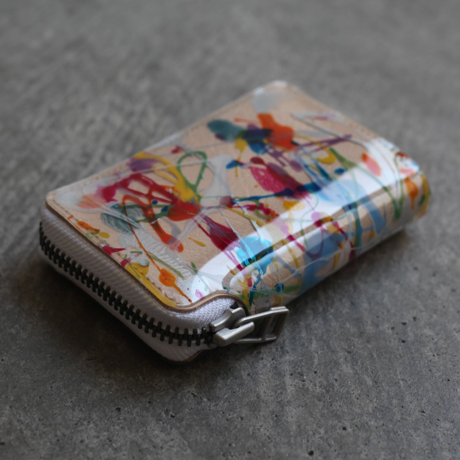 【新品未使用品】macromauro マクロマウロ　ペイントショートウォレット macromauro - 【残り一点】Paint Wallet | ACRMTSM ONLINE STORE