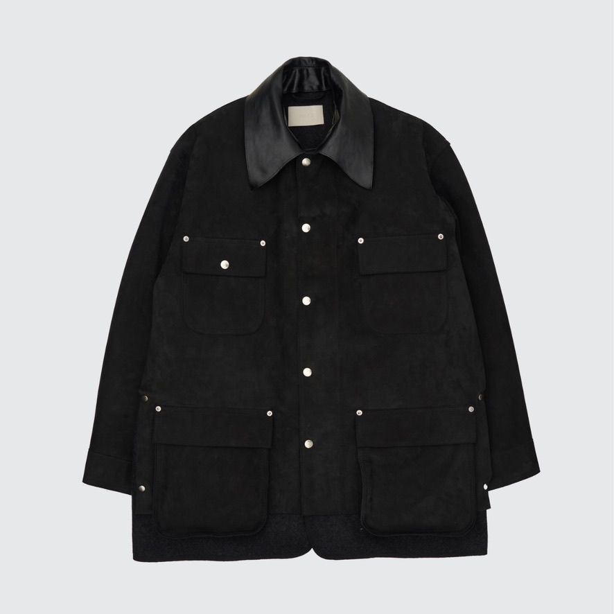 【残り一点】Nubuck Leather Coverall Jacket