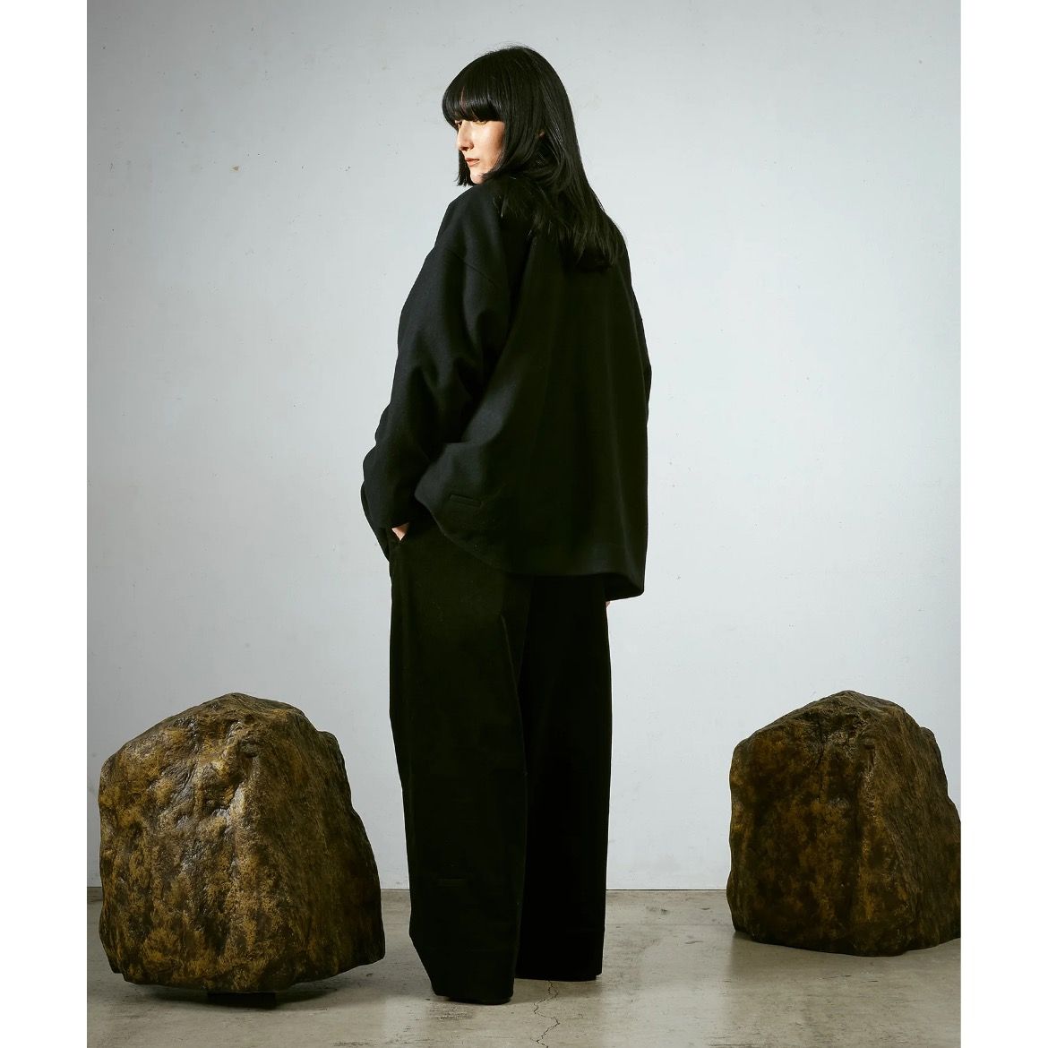 【残り一点】メルトンBIGハーフコート