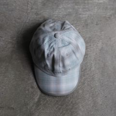 【残り一点】Blue Gray Checkered Baseball Cap